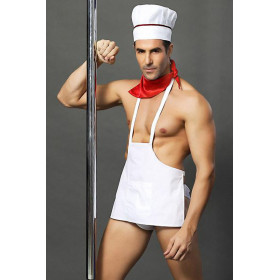 Tenue de cuisinier sexy - 4 pièces