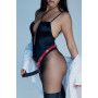 Harnais Fabulous rouge vernis - Strap On Me