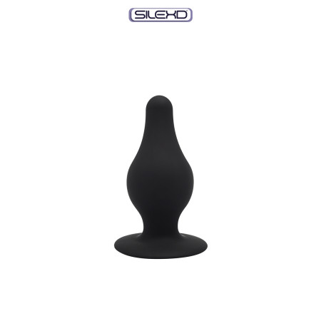 Plug anal The Original Model 2 noir 6,4 cm - SilexD