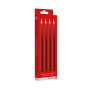 4 bougies SM rouges Large - Ouch!