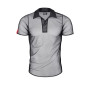 Polo en maille noire transparente - Regnes
