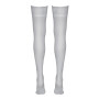 Bas autofixants blanc - Cotelli Legwear