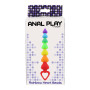 Stimulateur anal Rainbow Heart Beads - Toyjoy